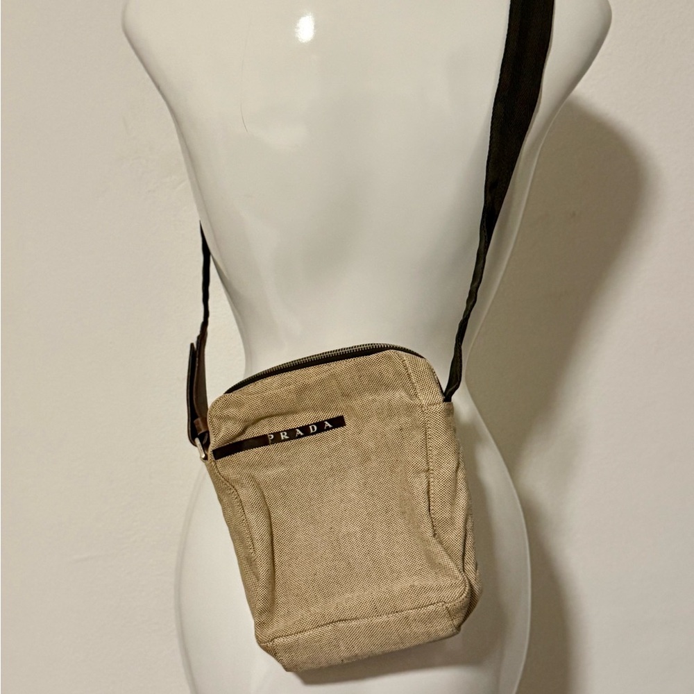 PRADA Tan Messenger Crossbody Bag - Picture 12 of 12
